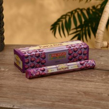 Благовония "Tulasi" 20 аромапалочек Фиолетовая роза