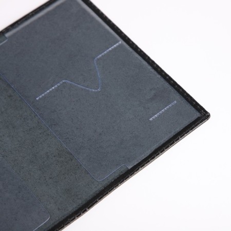 Cover for passport, black color-5