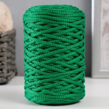 Knitting cord 100% polyester 3mm 100m/200 ± 20g (25-green)