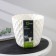 Pot for flowers with a pallet "Wave", 2.5 l, d = 17.5 cm, snow -white color