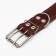 Collar combined leather/tarpaulin, dimensionless, 83 x 4.5 cm, Osh 20-70 cm, brown