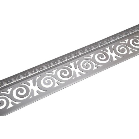 Bar for the cornice "curl", height 7 cm, length 25 m, silver color