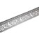 Bar for the cornice "curl", height 7 cm, length 25 m, silver color