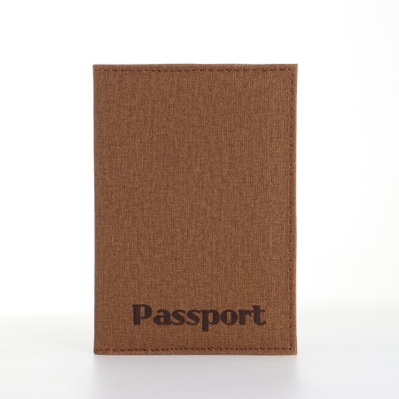 Passport cover, brown color