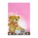 Notebook in a gift box, on a lock, A6, 50 sheets, line "Bear", mix