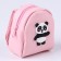 Panda doll bag, pink color