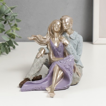 Souvenir Polystone "A couple of lovers" 12x11x17 cm