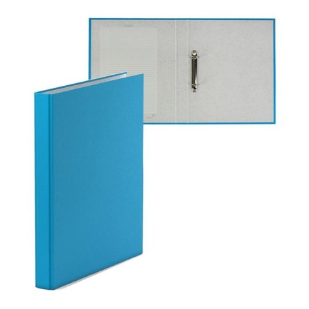 Folder on 2 rings A4, Erichkrause Neon, 35 mm, 1750 μm, blue