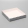 Box for cookies, silver, 18 x 18 x 3 cm
