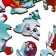 New Year's puzzle Figure "New Year with friends"