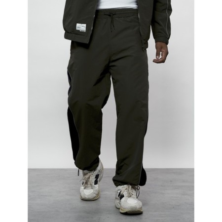 Male tracksuit, size 50, khaki color-11