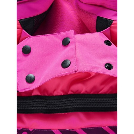 Ski costume for a girl, height 128 cm, pink color-10
