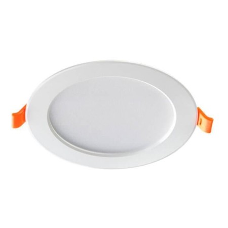 Built -in LED LED NOVOTECH, 7 W, 220 V, 75x75 mm, d = 75 mm, white
