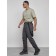 Semi-combinezone ski insulated male winter, size 56, dark gray color