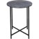Coffee table Volopas metal, gray marble/black 48x48x60 cm