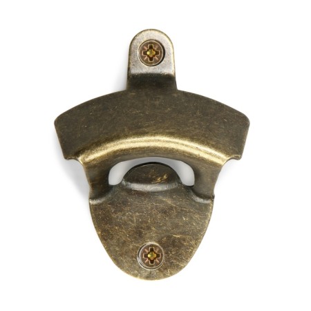 Wall opener for glass bottles of tundra, bronze-1