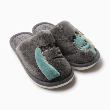 Slips children's size 30-31, gray color-3