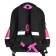 Frame saturan, 36 x 28 x 20 cm, Grizzly, from Plyusha, + keychain, black/pink