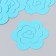 The workpiece of Foamiran "Flower Curly" 10x9.5 cm set 5 pcs. Directly blue