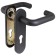 Door handle Fuaro DH-0433 NE, with spools, for the castle FL-0432, 0433, 0434, nylon, black