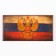 Backgammon "Russia", wooden board 40 x 40 cm, with a field for playing checkers