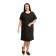 Female dress, size 52, black color