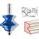 Clester's milling gall 28717-57, curly No. 6, shank d = 12 mm, 57 x 47.6 mm