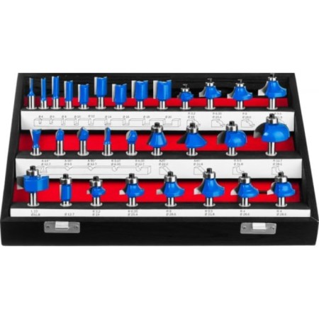 Set of milling bison 28796-H30, profile, wood, 30 pcs.-1