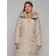 Coat insulated winter female, size 50, beige color