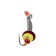 Mormyshka tungsten "Osa" with an ear equipped with sequins and Cambrick, weight 0.64 g, 030/s
