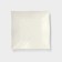 Ceramic square "airiness", d = 24 cm, white color