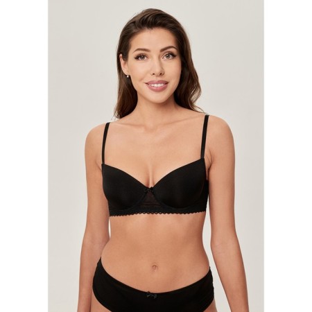 Women's bra -braid, size 70c, black color