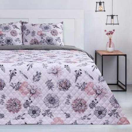 Set "Ethel" Flora, cover 230x210 ± 5 cm and pillowcases 50x70 - 2 pcs, microfiber