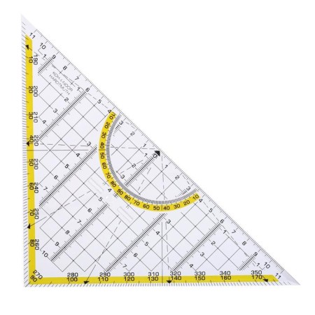 Triangle 45 degrees with the holder K-I-N