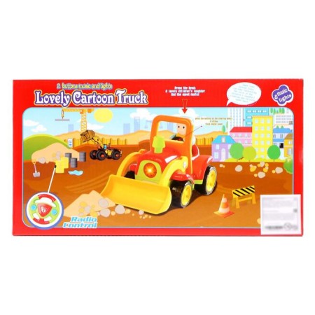 Radio -controlled "Funny construction" tractor, works from batteries, mix-6
