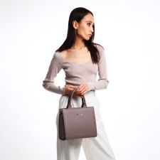 Female Bag Textura, Tout, Middle Size, Cabbage Color