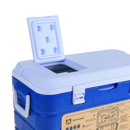 Thermal container "Arctic", 40 l, 64 x 35 x 35.5 cm, blue-3