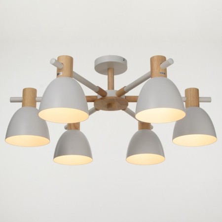 Vudi chandelier 6he27 40w is white 72x72x32 cm Bayerlux-1