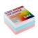Block of paper for Calligrata "Tricolor", 9x9x5 cm, 80 g/m2, non -circular, colored