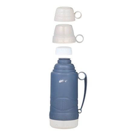 Thermos 1.8 l, with a glass flask, retains heat 24 hours, gray-1