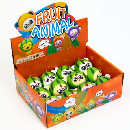 Мялка «Мишка» с пастой, цвета МИКС-5