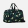 Road bag with lightning, 2 outer pockets, long belt, black color