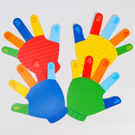 Developing gaming set "Palmles and legs" 16 cards+tasks, crumb I-2