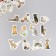 Stickers for the creativity of the "cat breed" embossing gold set 48 pcs 9x7x0.8 cm