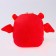 Soft toy "Dragon Red", round