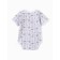 Body baby with short sleeve "Bunny", white/pink color, height 68