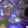 Girland "Mishura" 10 m Rosa, IP20, silver thread, 200 LED, glow of multi, 12 V