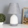 Table lamp "Aime" 1x40W E14 gray/white 25x25x40cm