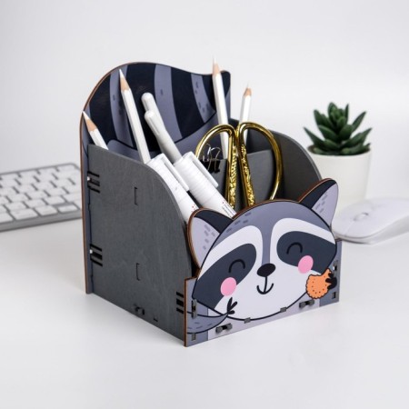 Organizer for the office "Raccoon"-2