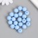 Beads for creativity plastic "Children's blue" matte d = 1.2 cm set 20 g